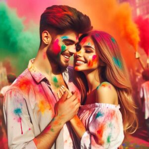Holi photo editing with AI | Holi image editing tricks with Bing AI