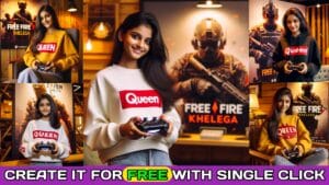 Free Fire Girls Photo Editing