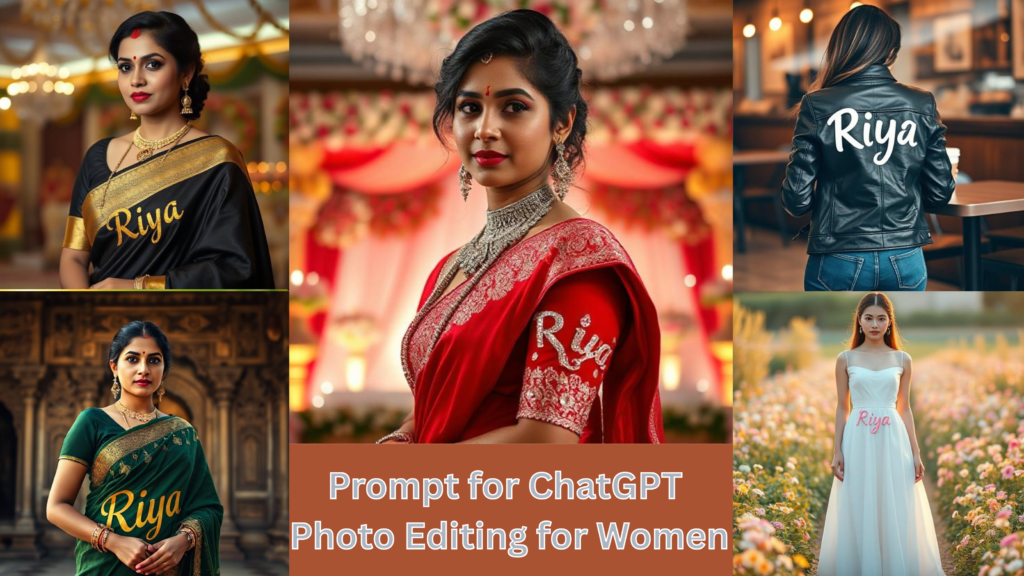 Prompt for ChatGPT Photo Editing for Women