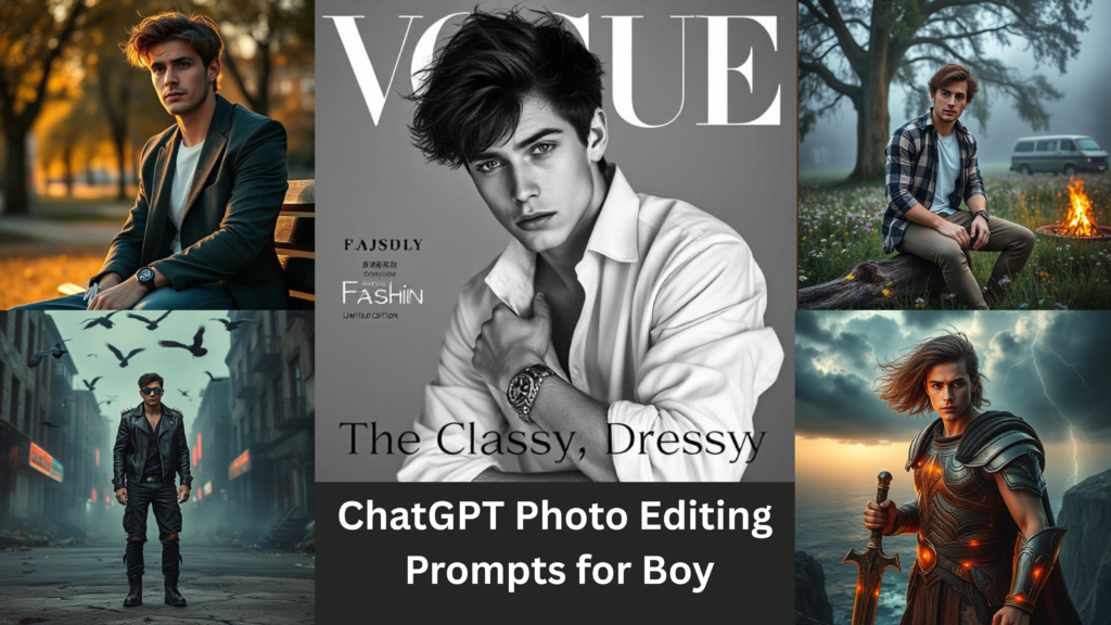 ChatGPT Photo Editing Prompts for Boy