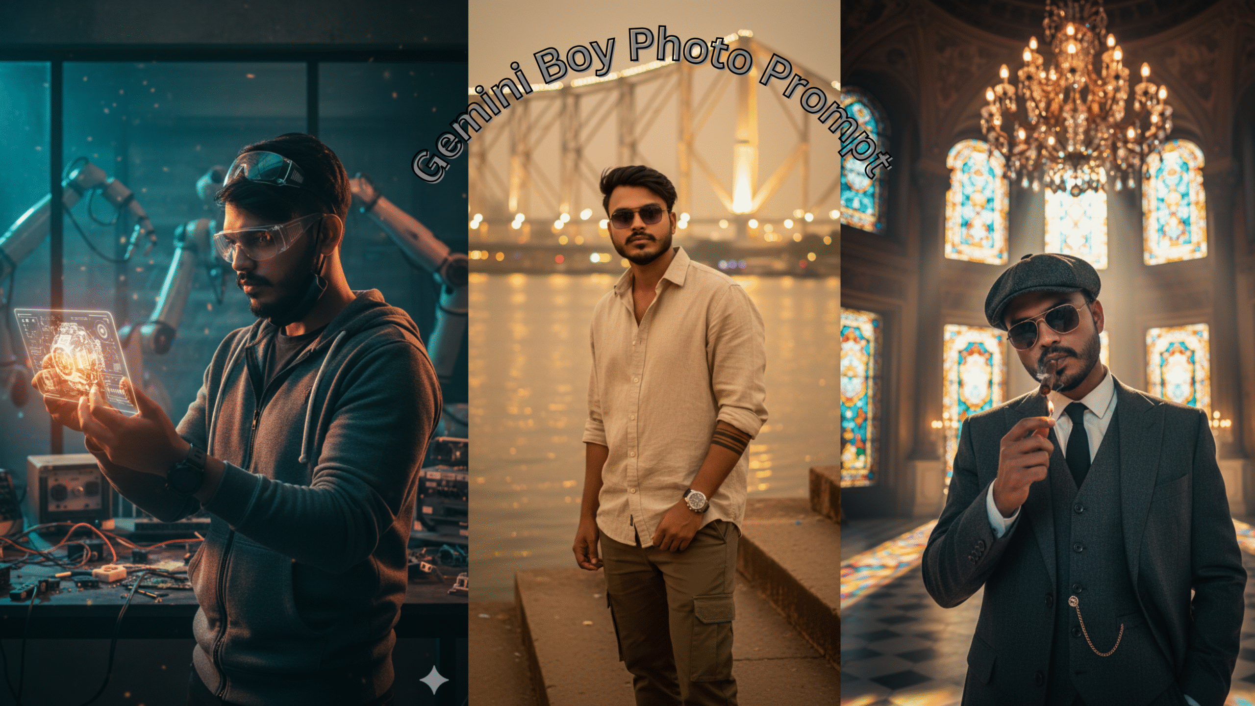 Gemini Boy Photo Prompt