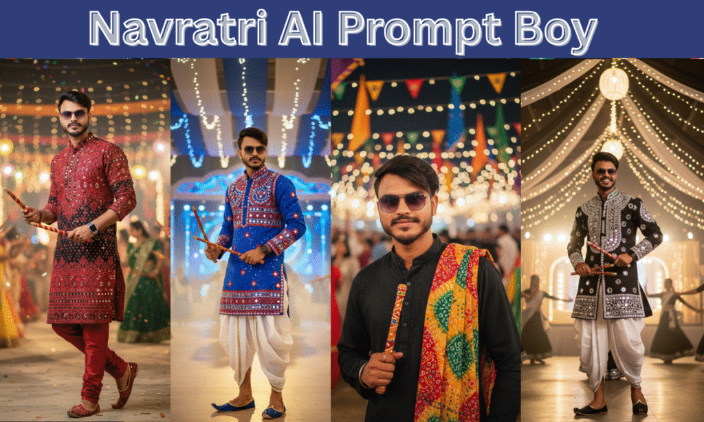 Navratri AI Prompt Boy