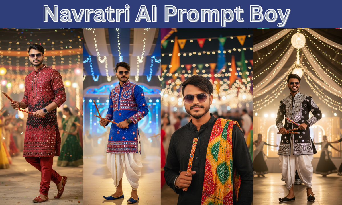 Navratri AI Prompt Boy