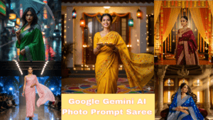Google Gemini AI photo prompt saree