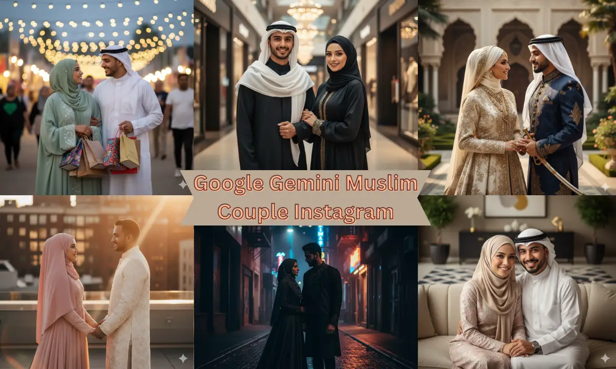 10 Best Google Gemini Muslim Couple Instagram Photo Prompts 2025