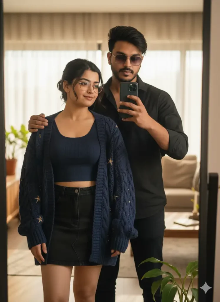 Mirror Selfie with Casual Style – Urban Chic