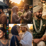 Gemini AI Muslim couple cinematic photo prompt