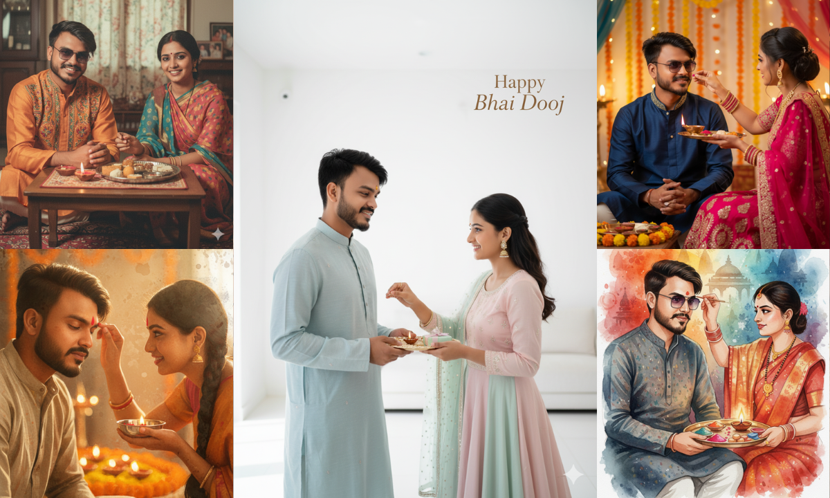 Gemini AI Image Prompt For Bhai Dooj 2025
