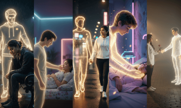 Google Gemini Neon Boy AI Photo Editing Prompts 2025