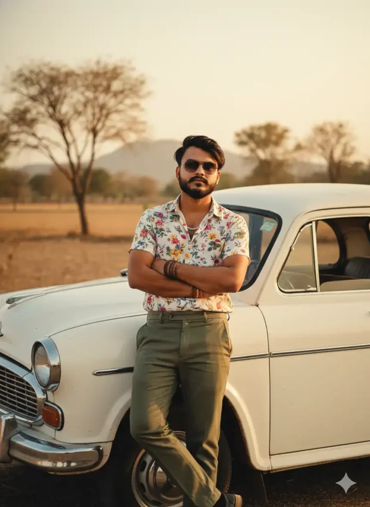 Classic Vintage Film Boy Portrait AI Editing Prompts for Boys