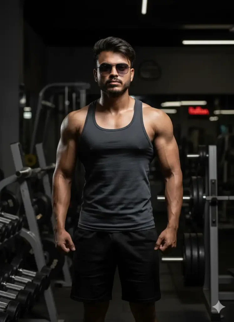 Gym Fitness Sharp Boy Edit AI Editing Prompts for Boys