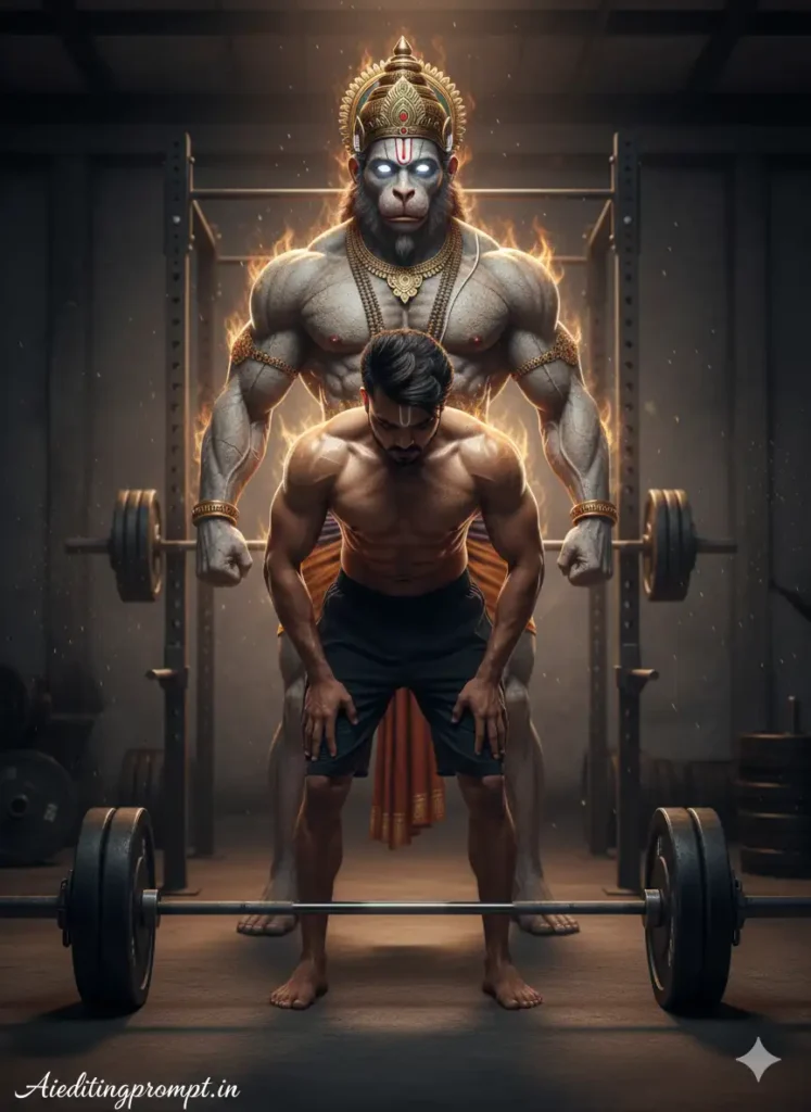 Prompt 10 Viral Hanuman Ji Gym Ai Photo Editing Prompt 2026
