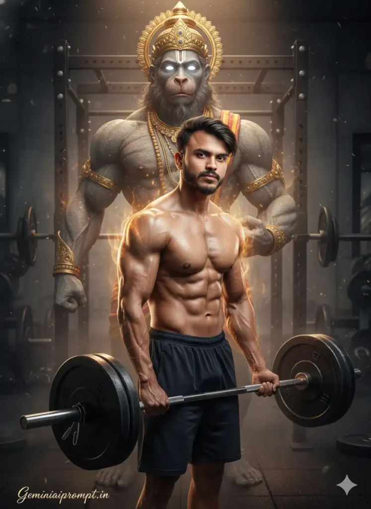Prompt 3 Hanuman Ji Gym Trending Ai Photo Editing Prompt 2026