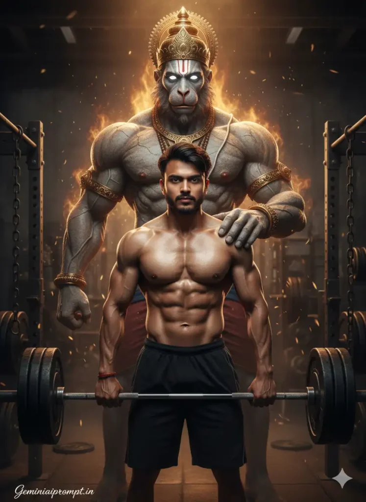 Prompt 5 Hanuman Ji Gym Trending Ai Photo Editing Prompt 2026