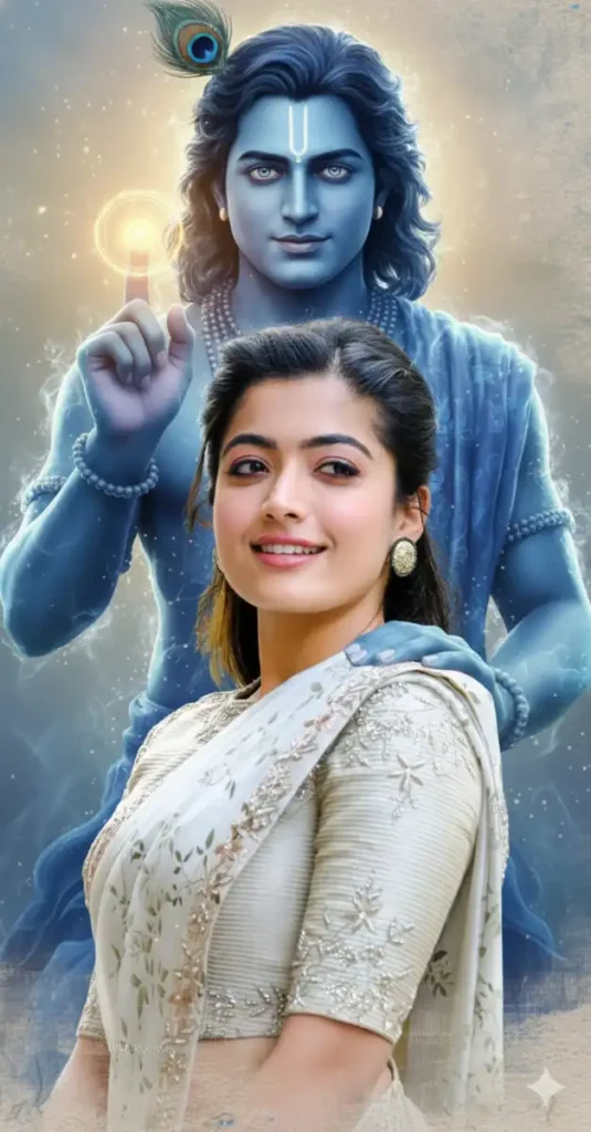 Prompt 7 Viral Photo with Shree Krishna Editing Prompt