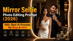 Mirror Selfie Photo Editing Prompt (2026) – 100+ Best AI Prompts for Boys & Girls