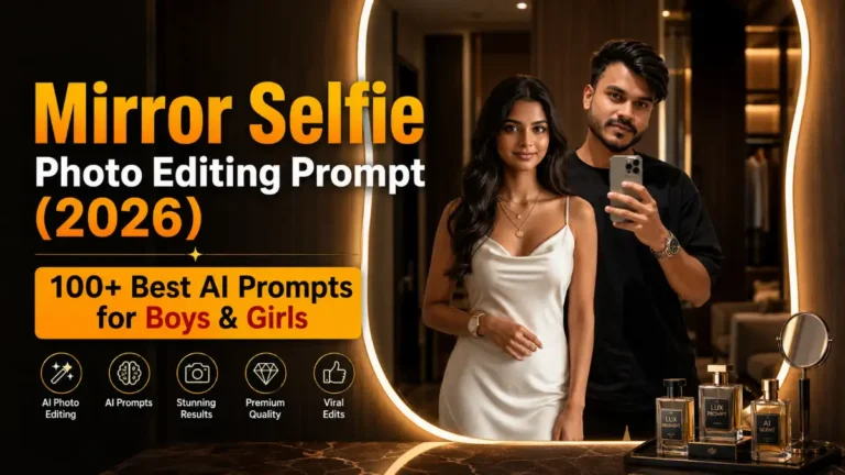 Mirror Selfie Photo Editing Prompt (2026) – 100+ Best AI Prompts for Boys & Girls
