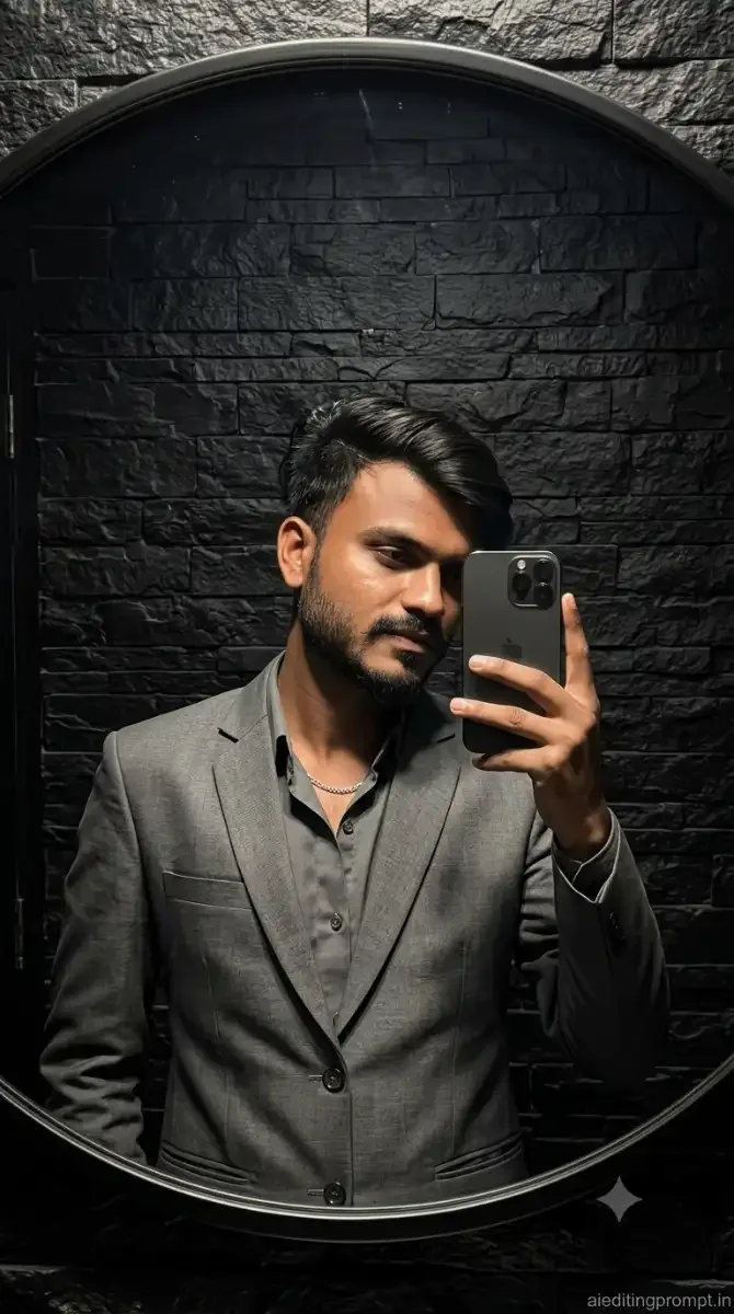 iPhone Mirror Selfie Prompt