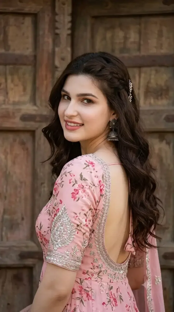 👗 Cinematic Golden Hour Saree Suit Prompt